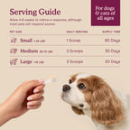 Fera Pet Organics bladder support powder ingredients label