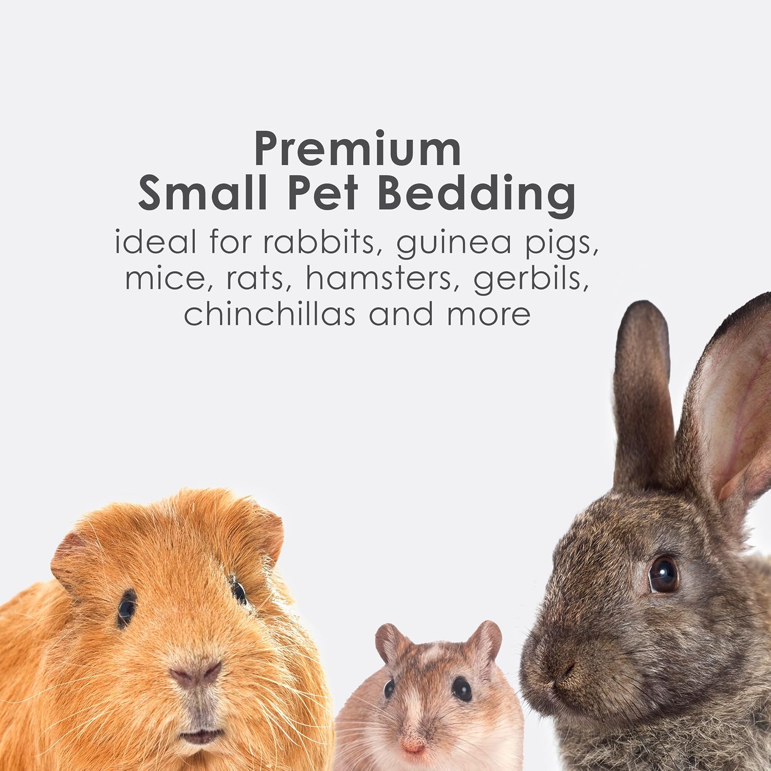 Expanded soft paper bedding for small pets
