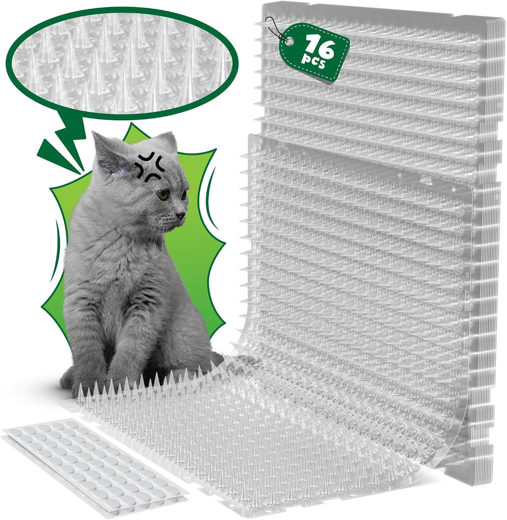 Humane cat repellent mat for indoor and outdoor