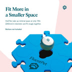 FluentPet non-slip red puzzle mat for cat talking buttons