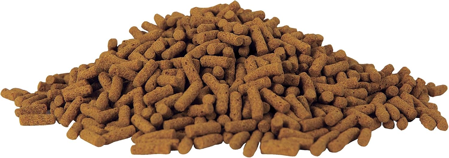 4.85 pound container of TetraPond fish food for koi and goldfish