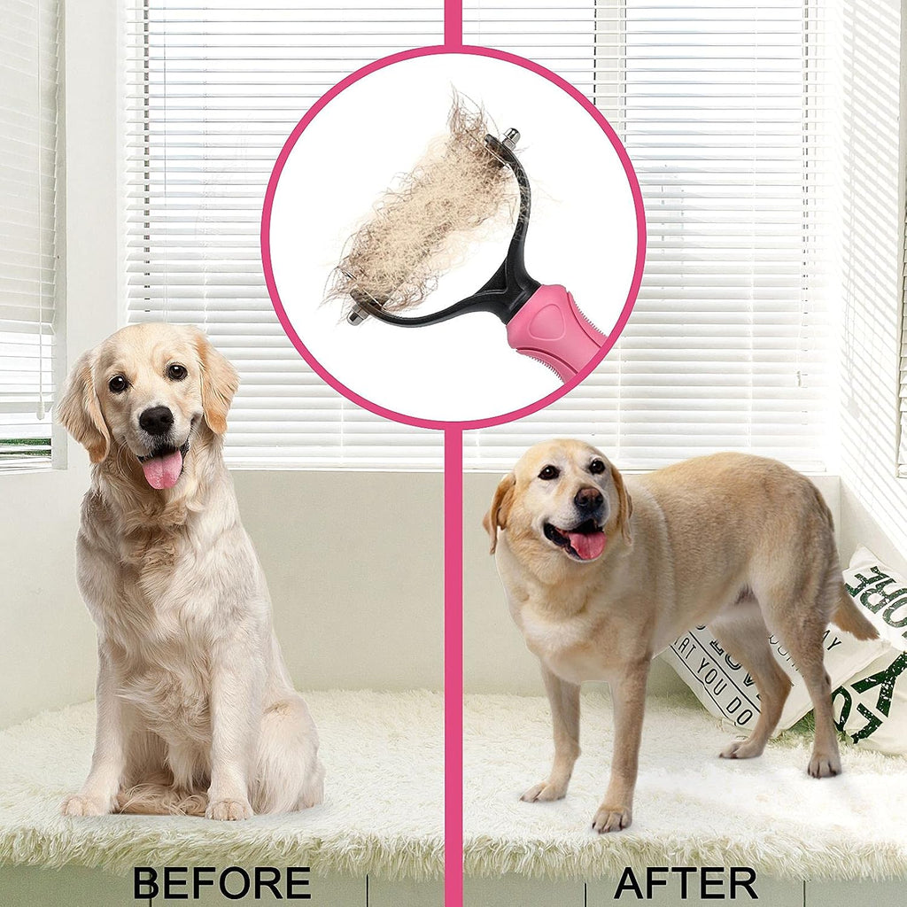 Professional pet dematting comb for cats and rabbits