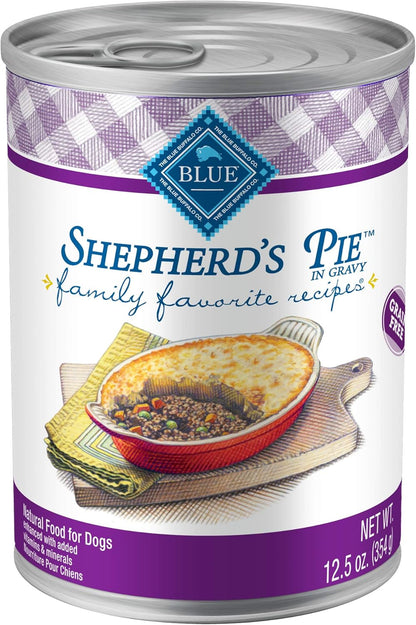 Blue Buffalo Family Favorite Recipes Sunday Chicken Dinner in Gravy Natural Wet Dog Food for Adult Dogs, Grain-Free Recipe with Natural Ingredients, Vitamins & Minerals, 12.5-oz. Can (12 Count) - Image 14