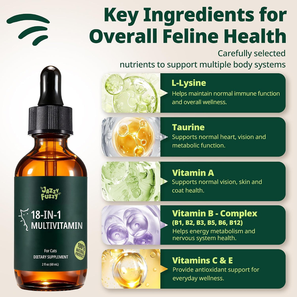 Jazzy Fuzzy natural multivitamin dietary supplement for picky eaters