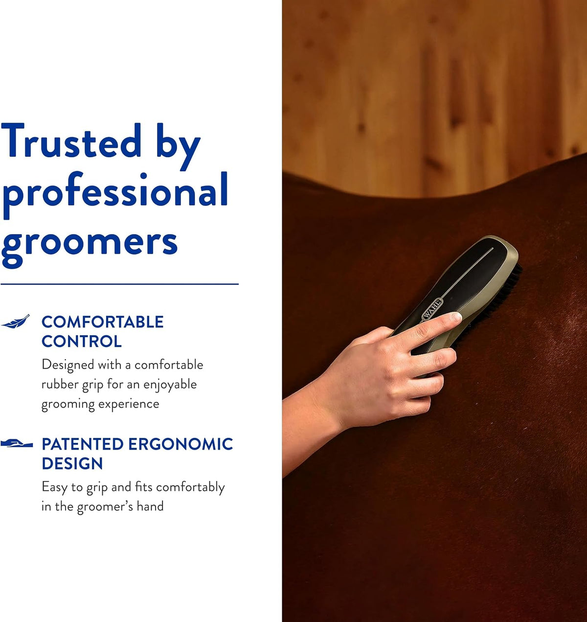 Wahl professional animal body brush for mud and dirt removal