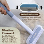 Washable pet hair cleaning tool for fabric furniture