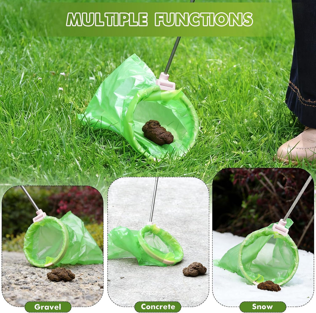 Premium metal dog scooper for small medium and large breeds