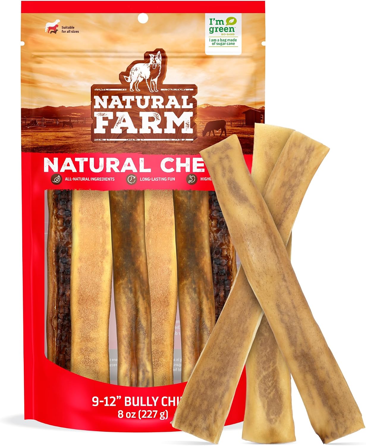 Natural Farm Odor-Free Curly Bully Sticks, (5-6 Inch, 5 Pack), Fully Digestible, 100% Beef Pizzle Chews, More Engagement & Fun, Grass-Fed, Non-GMO, Fully Digestible - Best for Small & Medium Chewers - Image 10