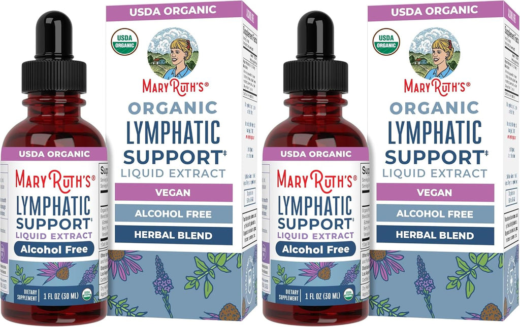 MARYRUTH'S Organic Lymphatic Support Liquid Drops, Herbal Blend, Non-GMO - Image 10