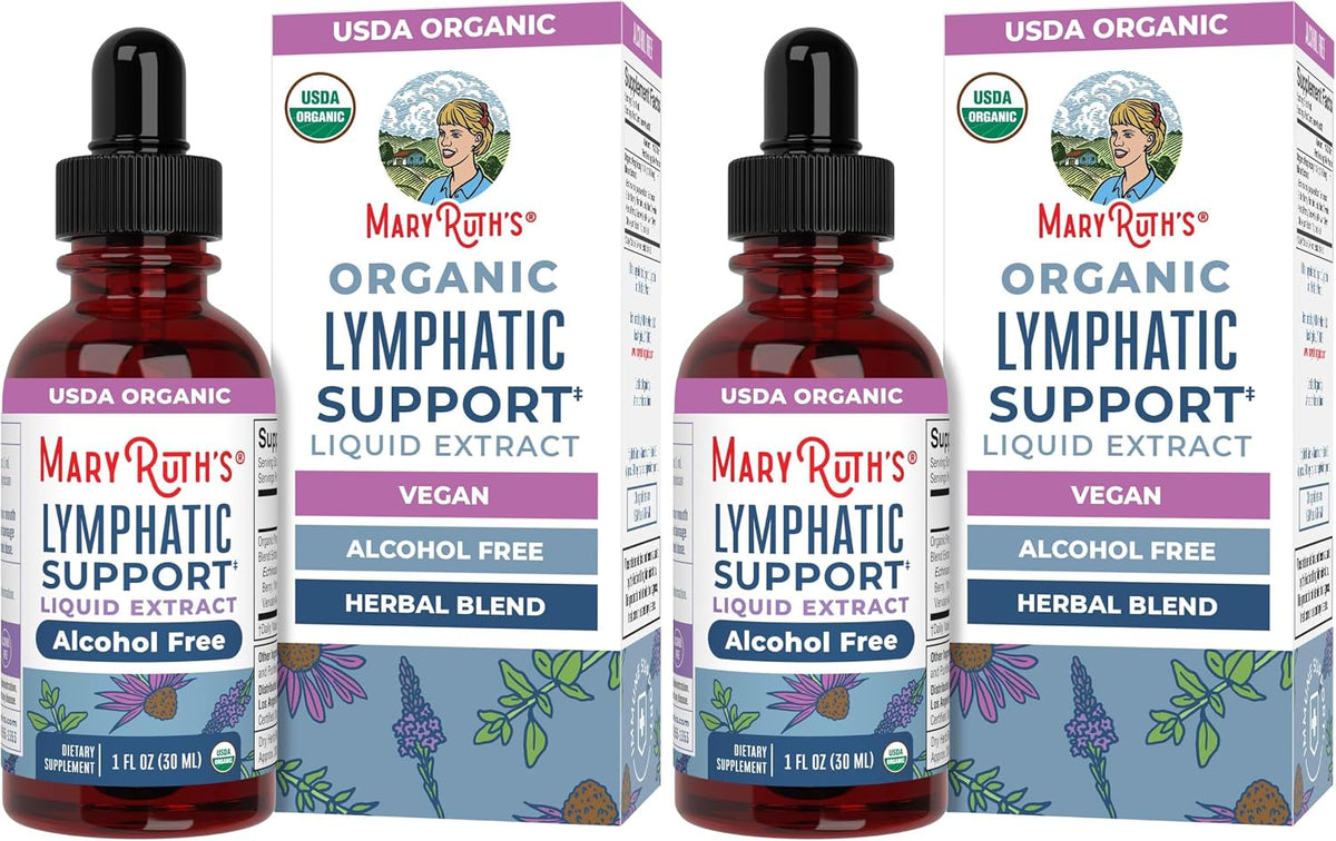 MARYRUTH'S Organic Lymphatic Support Liquid Drops, Herbal Blend, Non-GMO - Image 10
