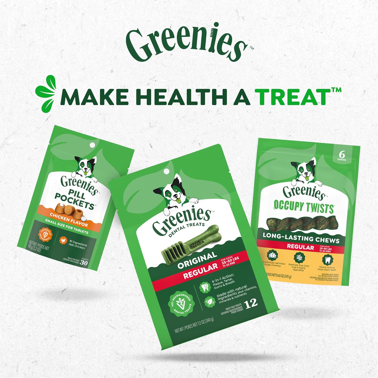 Greenies soft and chewy dog rewards close up product image