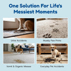 Harvest and Home residue free pet carpet cleaner pour side view