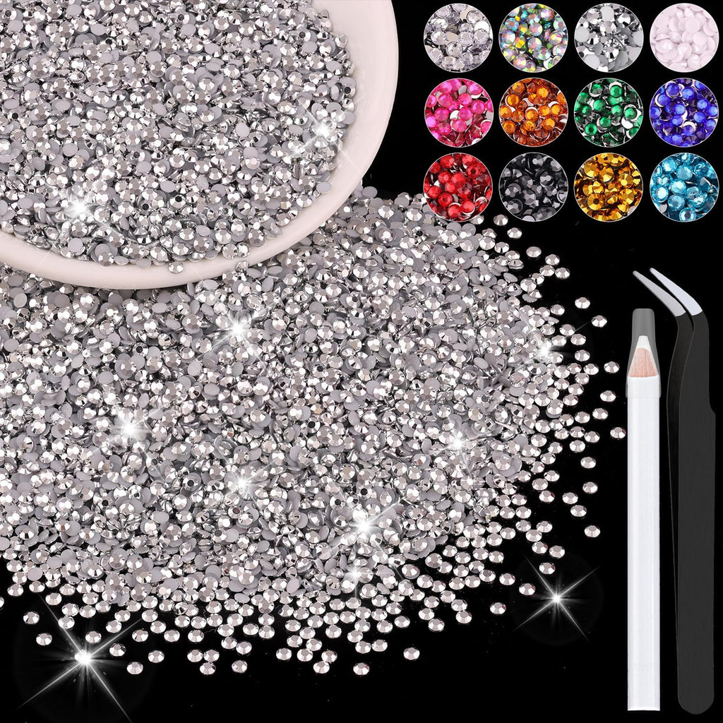 Belleboost resin rhinestones front view packaging