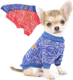 2 Pieces Dog Sweaters for Small Dogs Fall Dog Clothes Male Winter Fleece Pet Sweaters Warm Thick Puppy Outfit Small Dog Sweater for Boy Girl Dogs Teacup Dog, Yorkie, Chihuahua, Pug, XXS,Grey Navy - Image 10