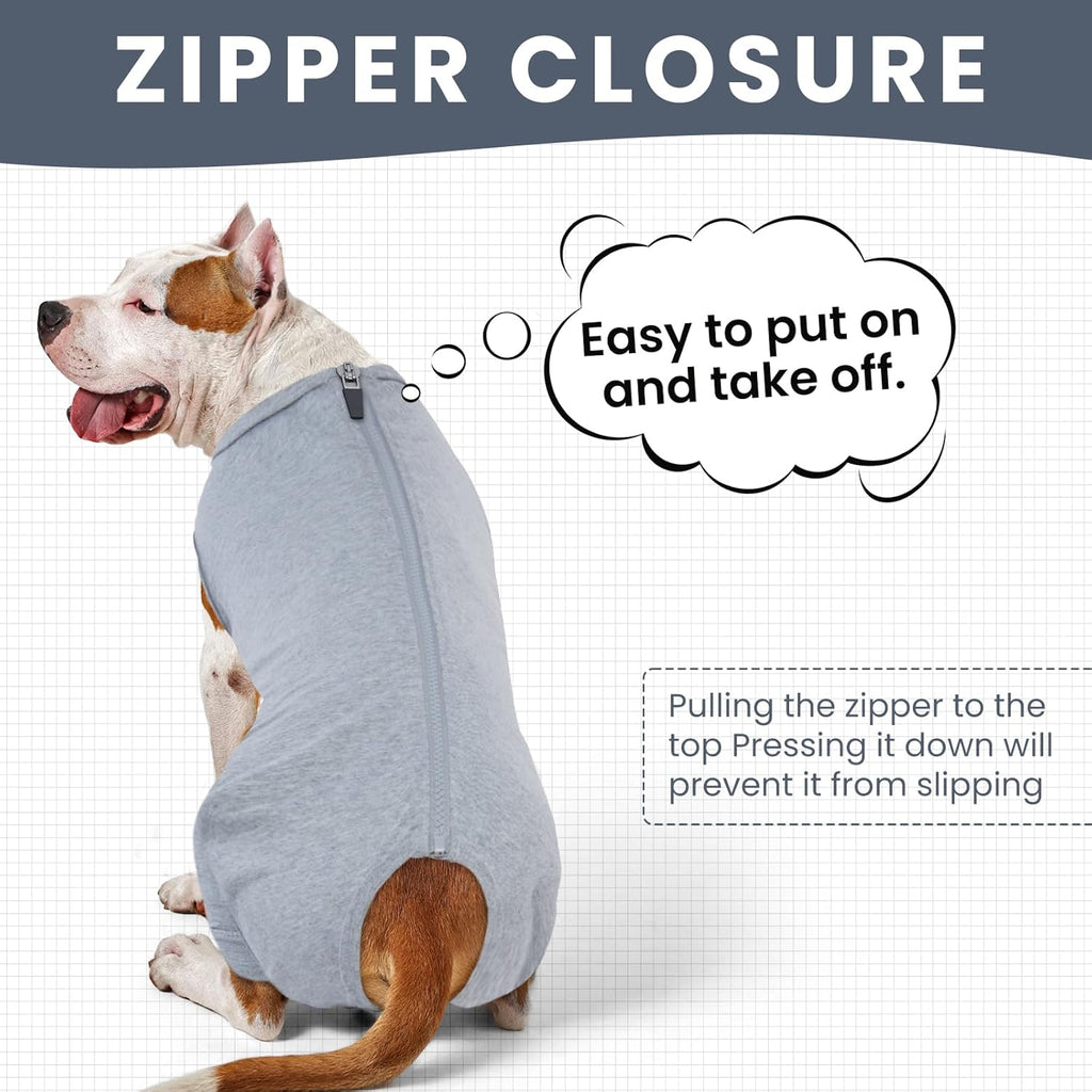 IDOMIK anti licking dog onesie abdominal area male dog cutout