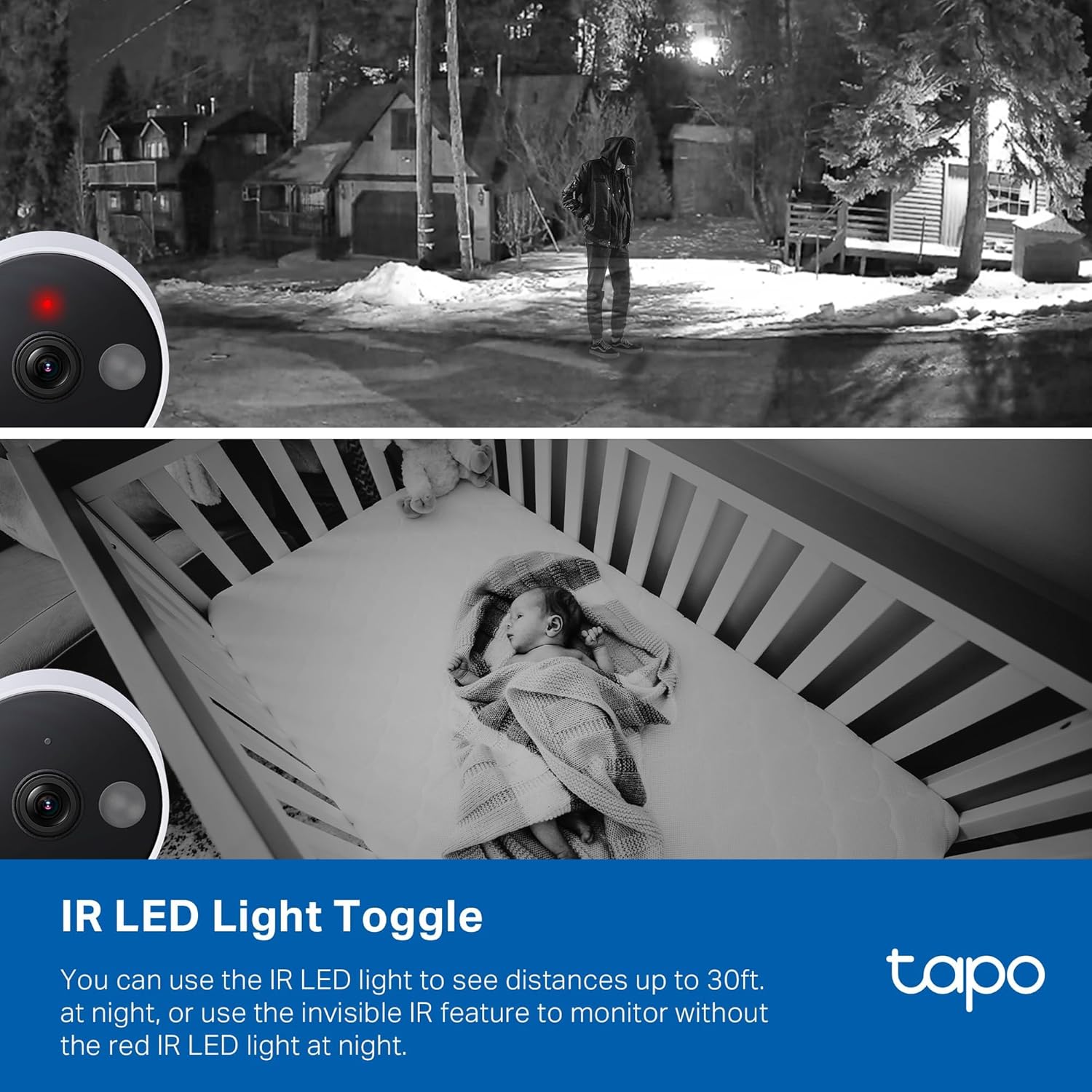 Tapo 2K+ Indoor/Outdoor Wired Security Camera - 2024 PCMag Editors' Choice, Person/Pet/Vehicle Detection, Baby Monitoring, Color Night Vision, Subscription-Free Local Storage or Optional Cloud, C120 - Image 7