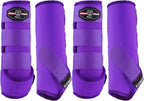 Harrison Howard Splint Boots for Horses 4 Pack, Front & Hind Horse Sport Boots with Neoprene Leg Protection - Image 13