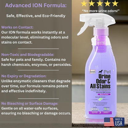 Ion Fusion cleaning solution product packaging details