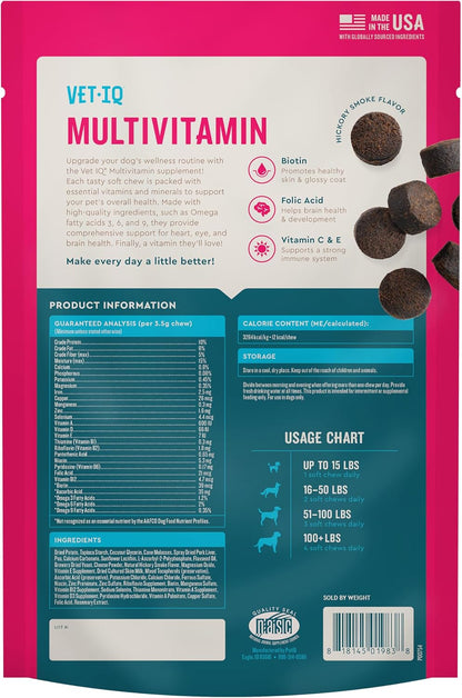 VetIQ multivitamin for dogs 60 count USA import packaging