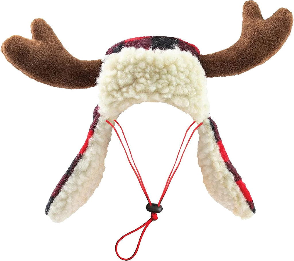 Huxley & Kent Pet Hat | Santa (Medium) | Festive Christmas Holiday Accessory for Dogs/Cats | Holiday Pet Hat | SnugFit Sliding Toggles for Best Fit - Image 9