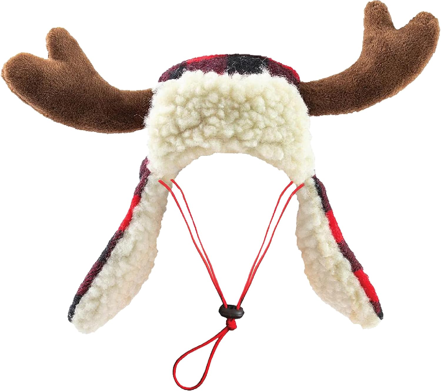 Huxley & Kent Pet Hat | Santa (Medium) | Festive Christmas Holiday Accessory for Dogs/Cats | Holiday Pet Hat | SnugFit Sliding Toggles for Best Fit - Image 9