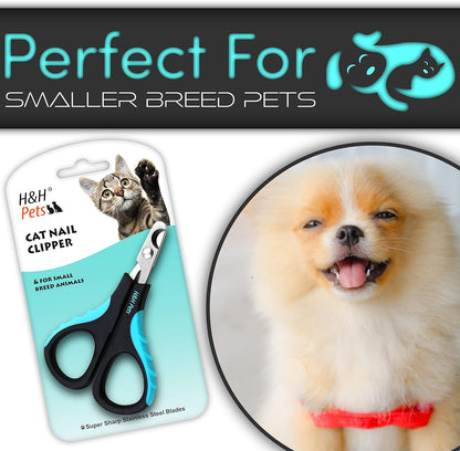Ergonomic non-slip handle detail of H&H Pets clipper