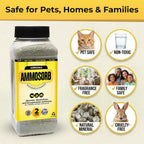 Ammosorb unscented cat urine neutralizer bottle side view