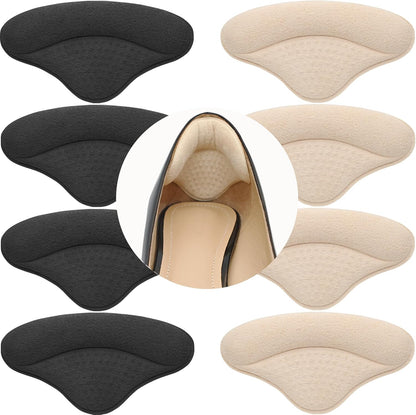 MUKIFINE Heel Pads 4 pair set front view for blister prevention