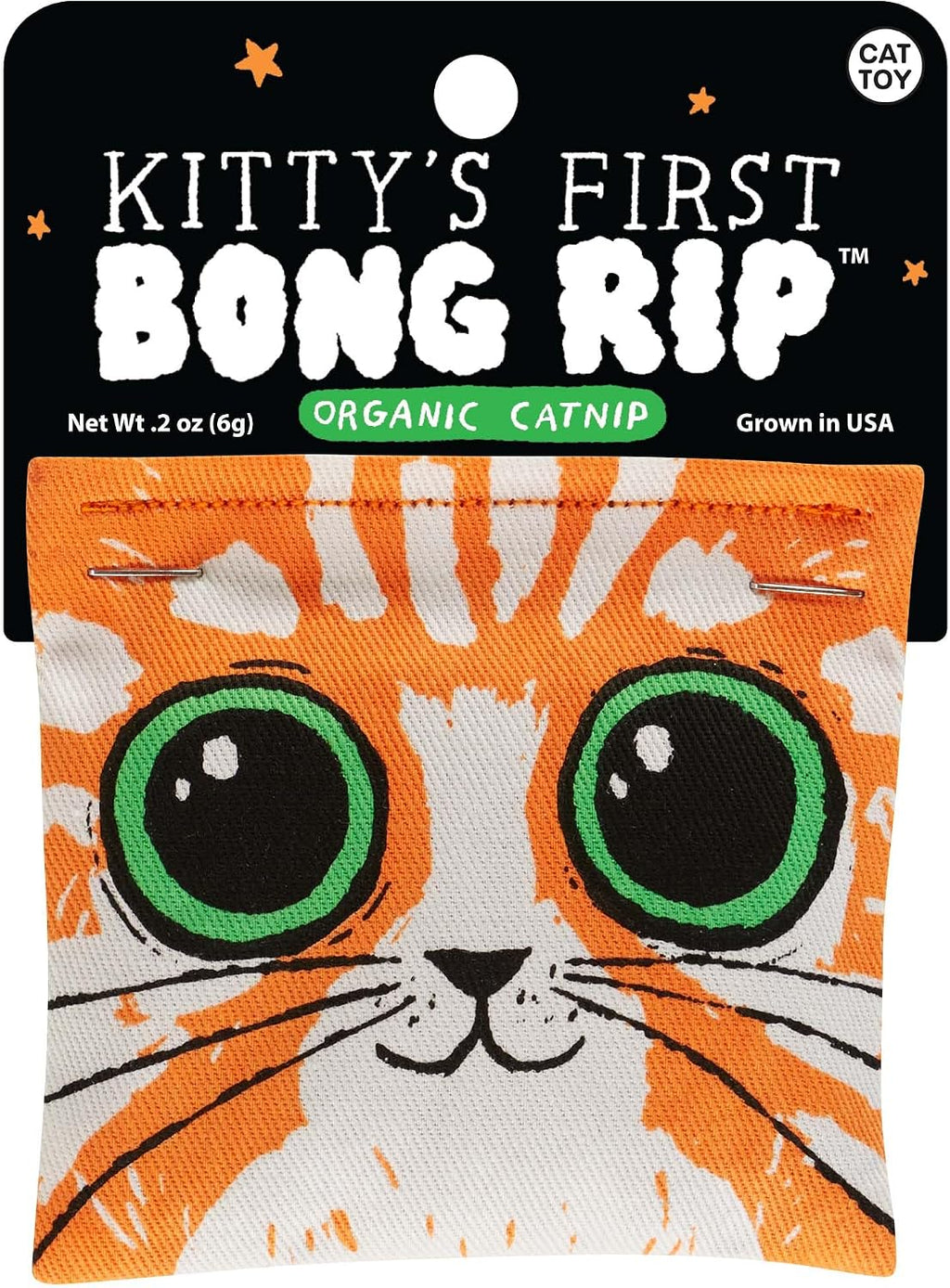 Blue Q Meet The Zoomies Catnip Toys - Durable Cat Toys for Biting, Premium USA-Grown Organic Catnip, Pet Supplies, 100% Silk-Screened Cotton Pouch w/Funny Kitty Graphics, Cat Birthday Gift - Image 15