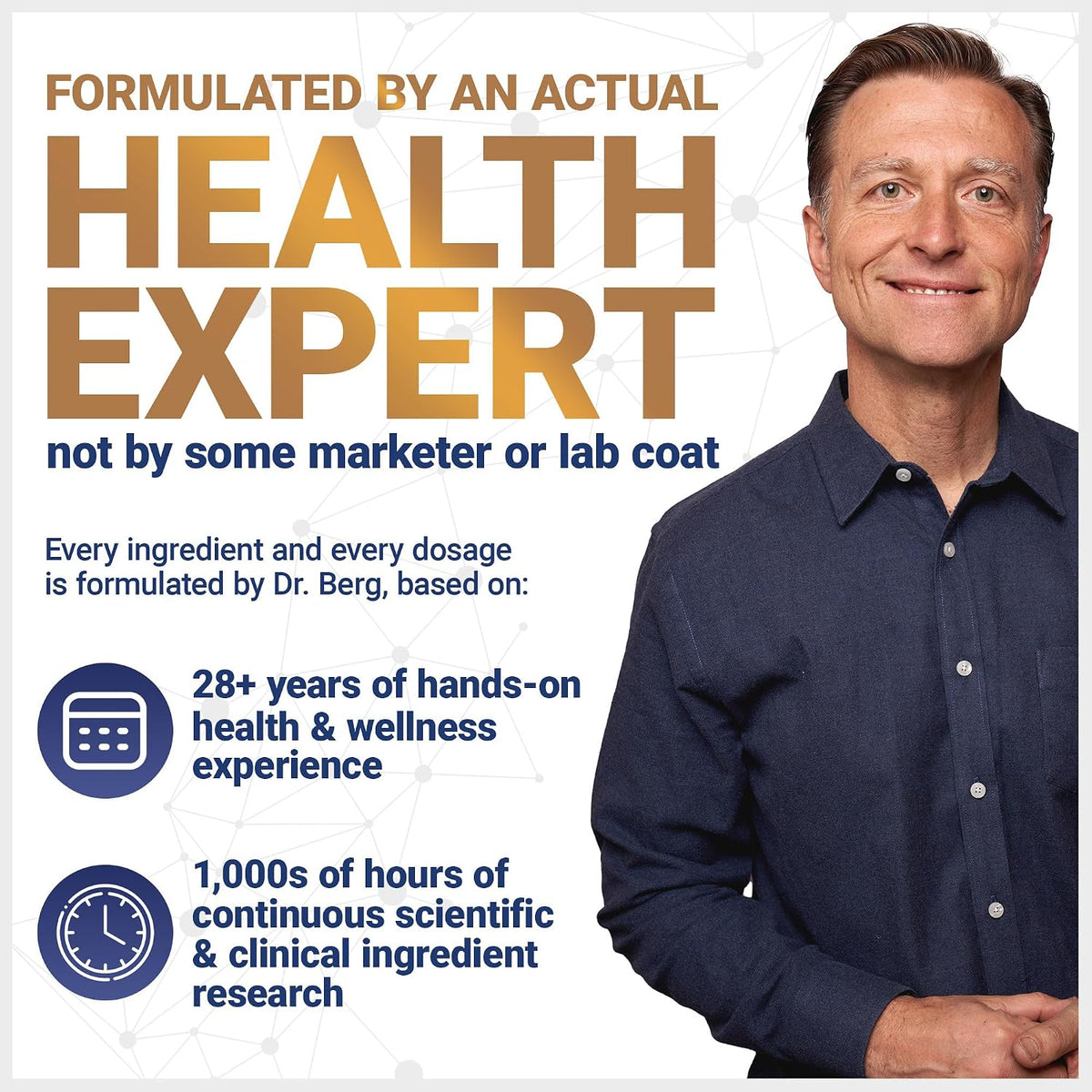 Dr. Berg Probiotic Supplement close up of capsule technology