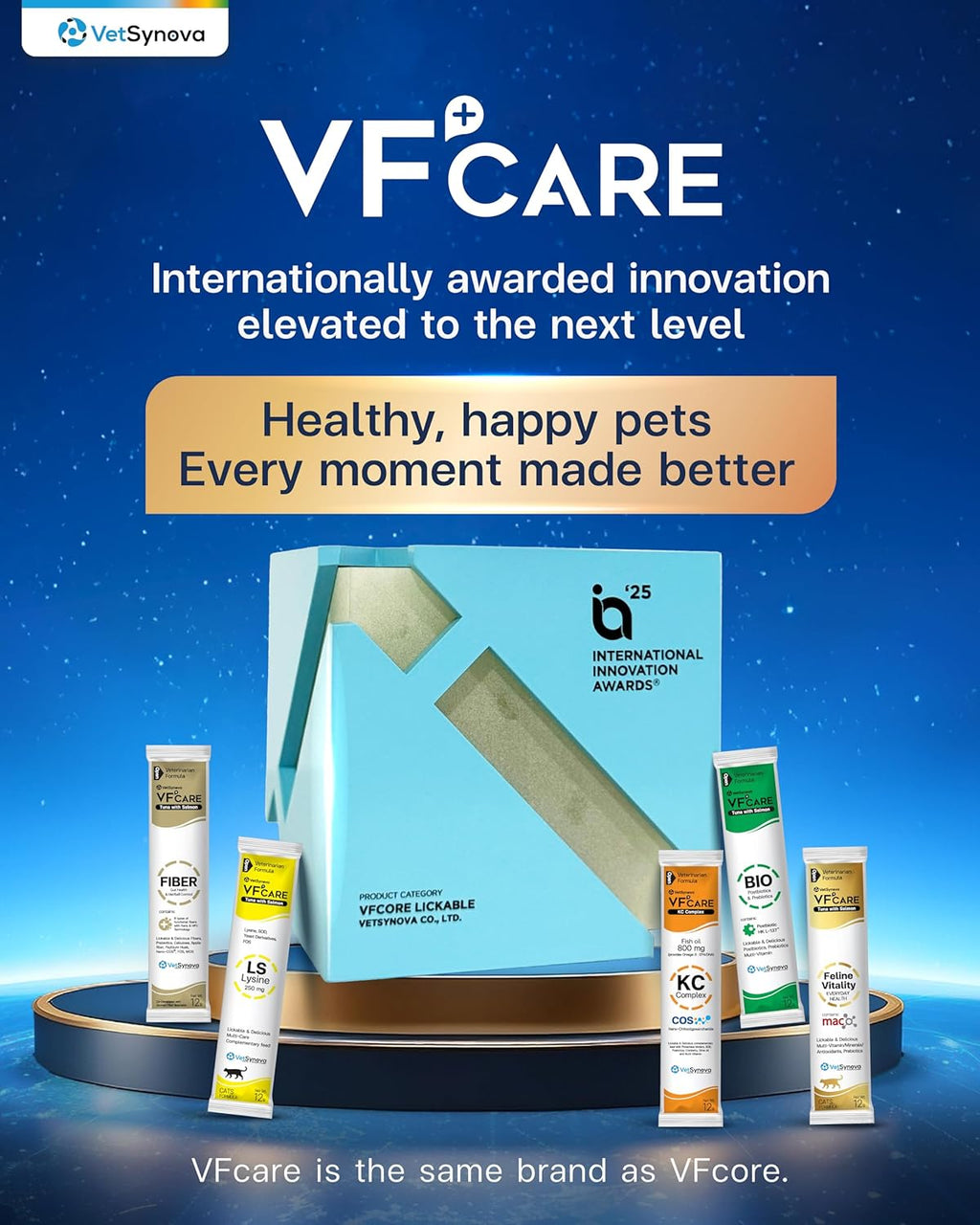 VFCARE KC Kidney Care Complex ingredients and clinical analysis label