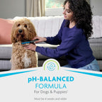Back label of FURminator detangling leave in conditioner for dogs
