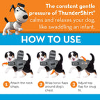Authentic USA imported ThunderShirt packaging for small dogs