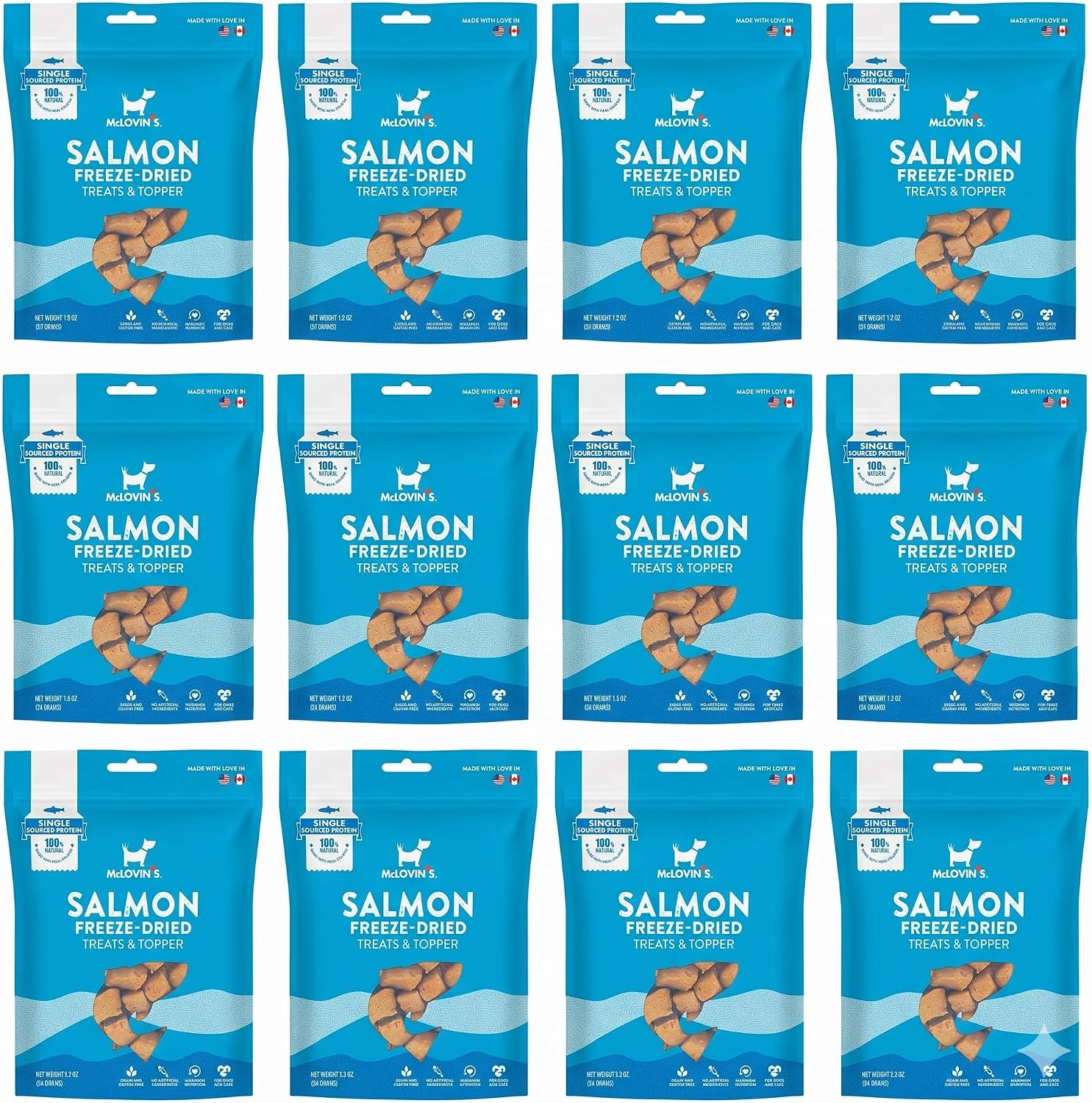 McLovin's Freeze Dried Chicken Dog Treats and Cat Treats - 100% Grain Free Bites Food Toppers for Puppy and Kitten - High Protein Low Fat for Training Rewards Kibble Made in USA Total 8.4oz - Image 9