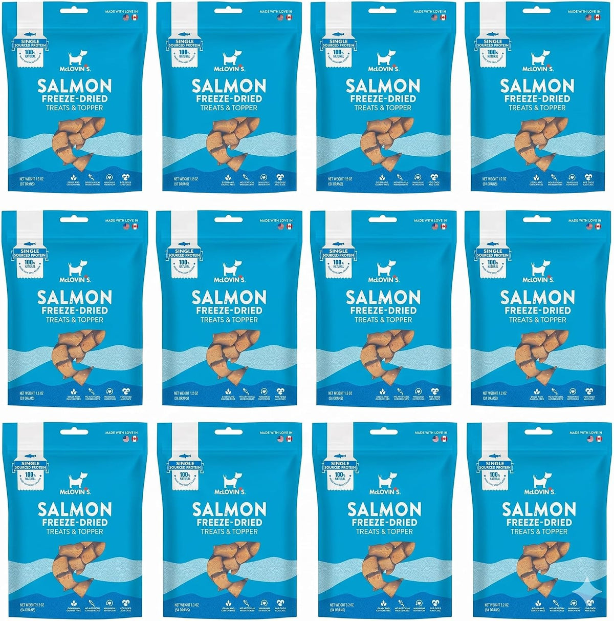 McLovin's Freeze Dried Chicken Dog Treats and Cat Treats - 100% Grain Free Bites Food Toppers for Puppy and Kitten - High Protein Low Fat for Training Rewards Kibble Made in USA Total 8.4oz - Image 9