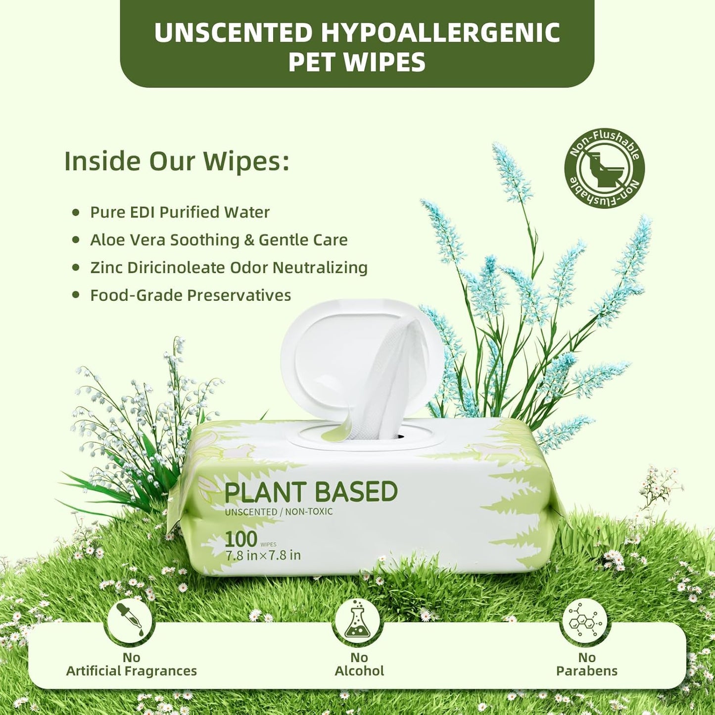 Immhabi hypoallergenic dog wipes for paw cleaning lifestyle