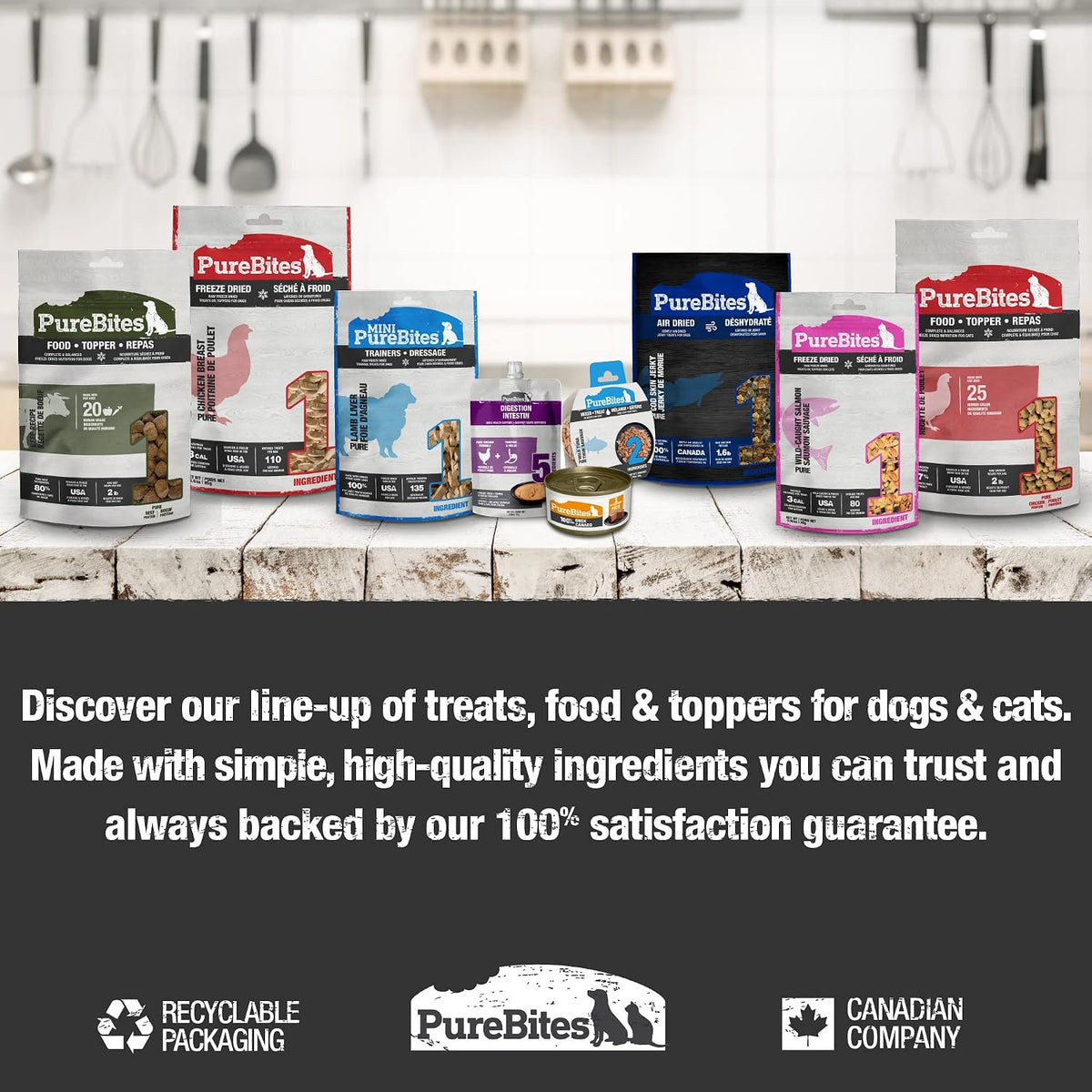 Group of 18 PureBites tuna broth sachets