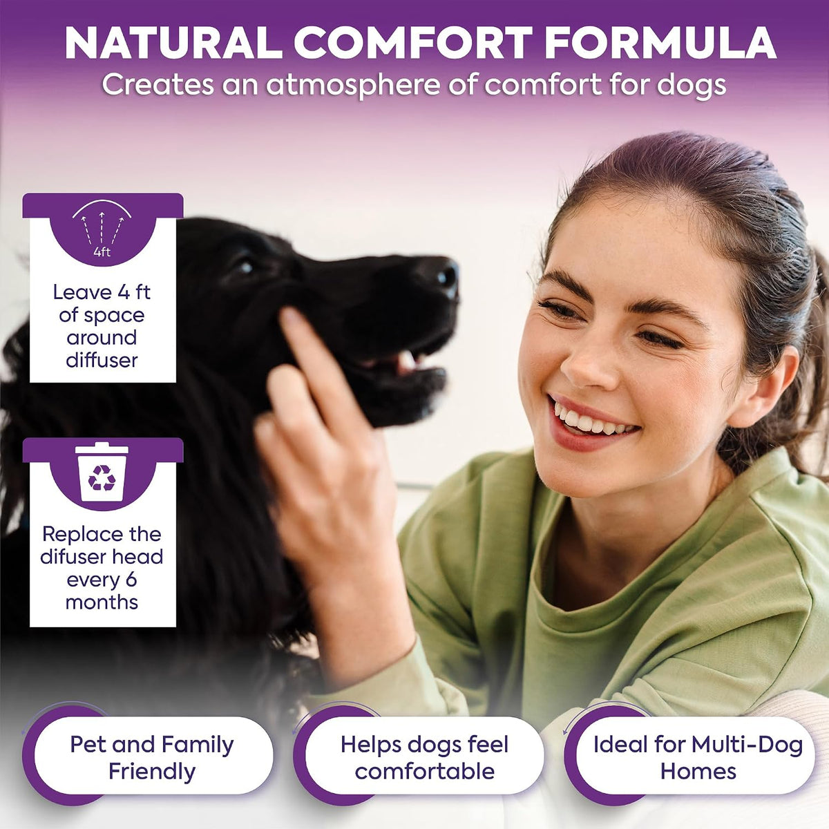 Odorless dog appeasing pheromone diffuser plug kit