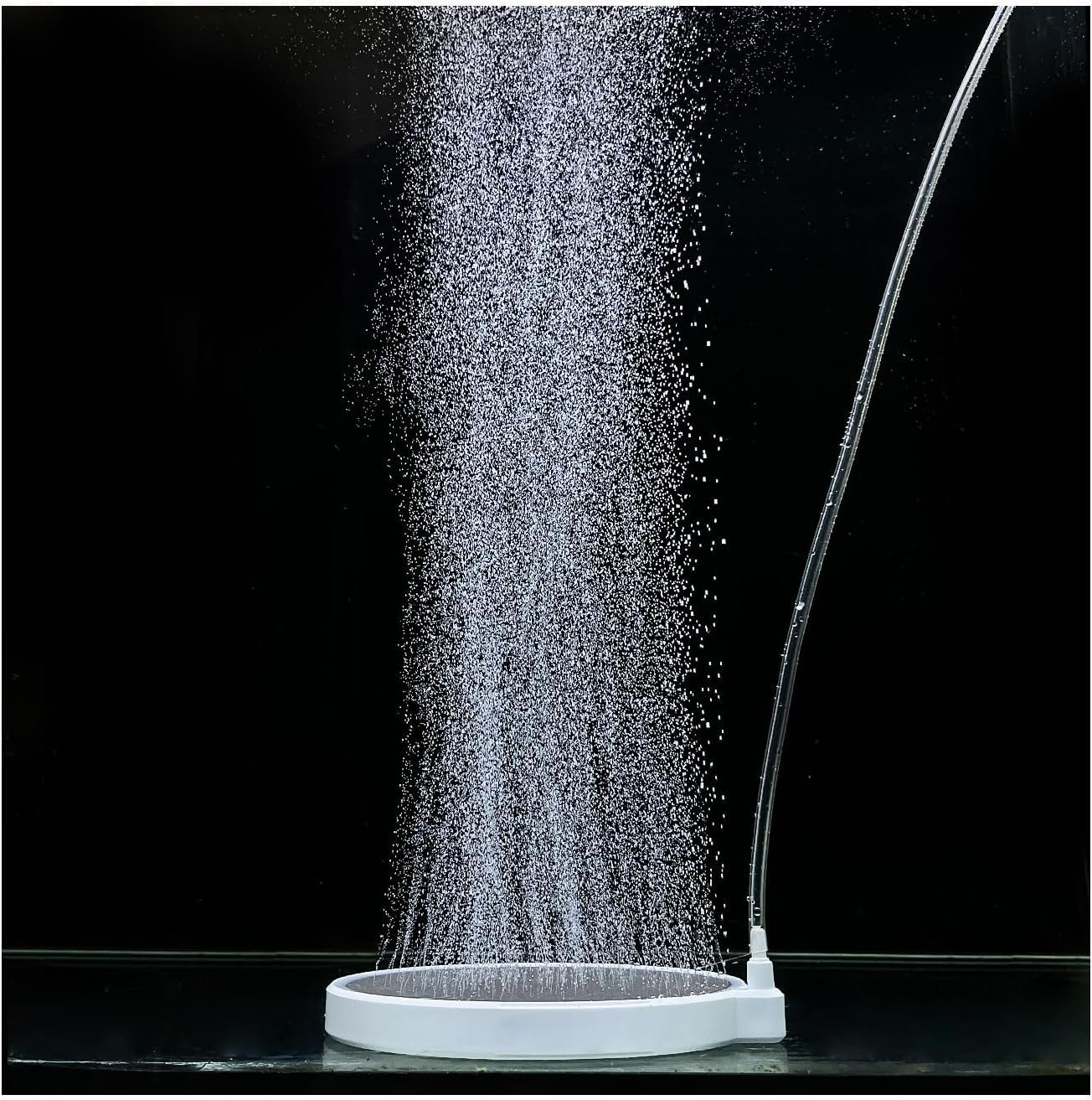 UPETTOOLS nano air stone aquarium bubbler front view on white background
