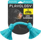 Playology Dog Toys | Dri-Tech Rope Tug of War Dog Toy for Tough Chewers | Peanut Butter Scented Jumbo Tug Rope Toys for Large Dogs - Image 15