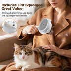 Self Cleaning Shedding Steam Cat Brush, Silicone Scraper Included - Image 4