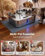 Large capacity DeftPet water dispenser for multiple pets