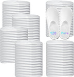 Jagely disposable spa slippers bulk pack front view.