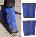 Harrison Howard Loose-Fitting Horse Fly Boots UV-Protective, Durable Fine Mesh Leggins with Reflective Strips (Set of 4) - Image 10