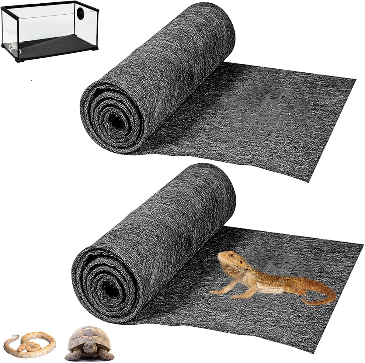Hercocci reptile carpet front view packaging