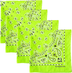 The Peacock Crew Premium Soft Cotton Bandanas Pack for Men and Women Paisley 22 x 22 inches - Image 11