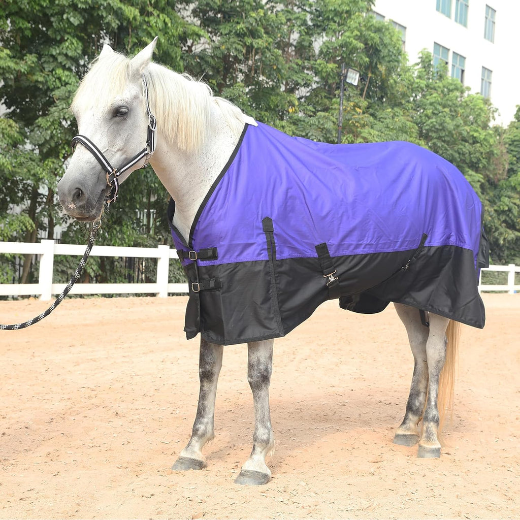 Gallopoff durable tear resistant horse blanket side view