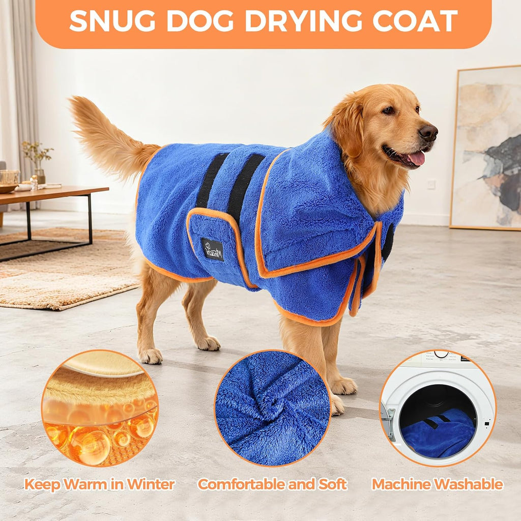 Mihachi fast drying pet coat front leg openings detail view.