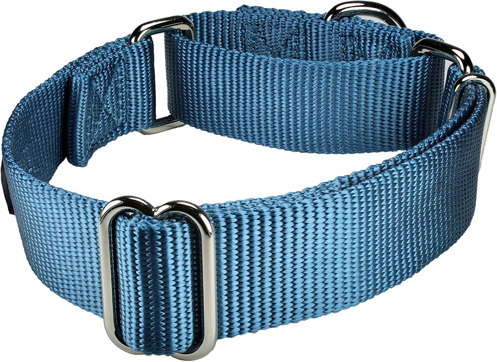Mikivery medium size nylon dog collar adjustable loop for gentle control