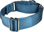 Mikivery medium size nylon dog collar adjustable loop for gentle control